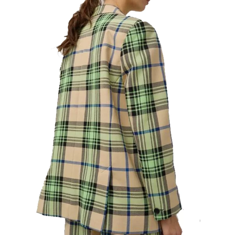 Wear Whatever The F You Want Stacy Plaid Blazer