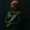 Wild Cherry Nicole Lecky Leather Coat