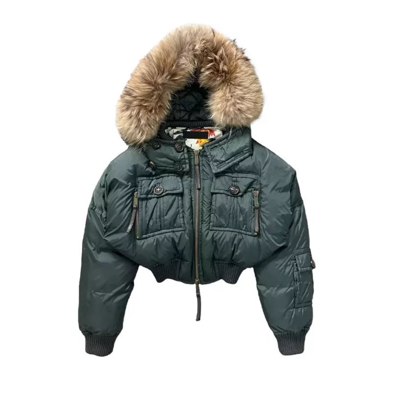 Zara Larsson Puffer Hooded Jacket