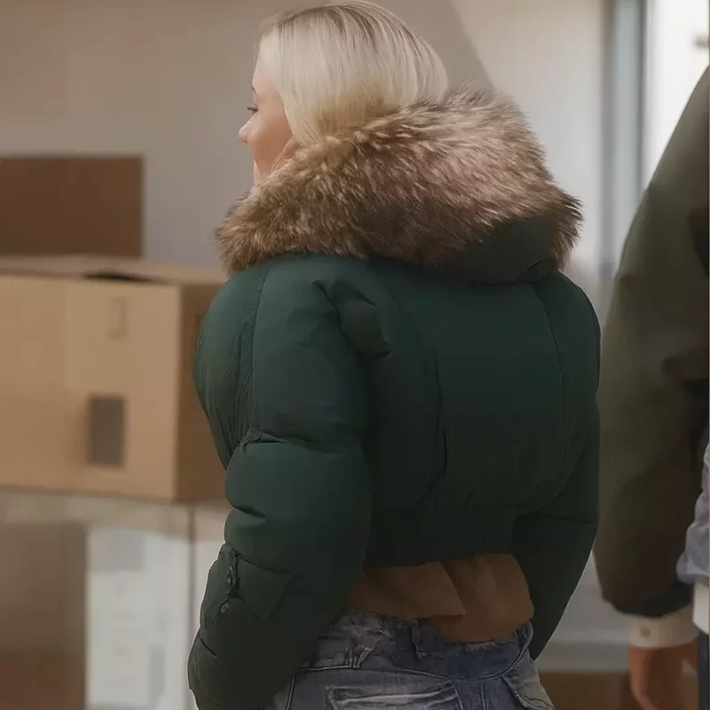 Zara Larsson Up Close 2025 Puffer Hooded Jacket