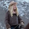 A Wild West Christmas Brown Leather Jacket