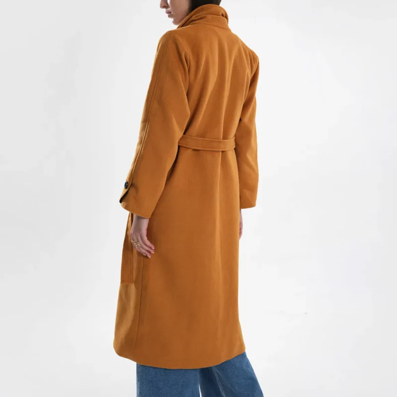 A Wild West Christmas Winters Wool Brown Coat