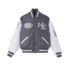 AFC Divisional Playoff Robert Kraft Grey Jacket]
