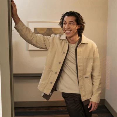 Abbott Elementary S05 Simon Beige Jacket