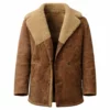 Abbruciati The Big Fake Edoardo Pesce Brown Coat