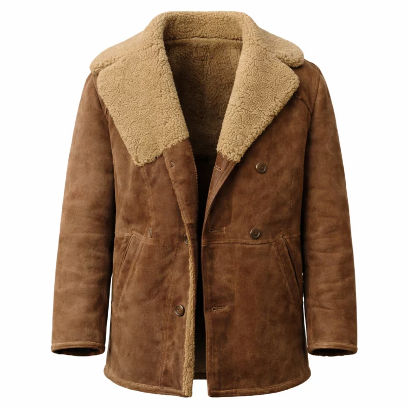 Abbruciati The Big Fake Edoardo Pesce Brown Coat