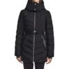 Alexandra Breckenridge My Secret Santa Taylor Jacobson Black Puffer Jacket
