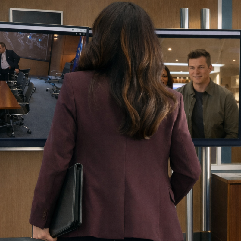 Alyssa Diaz The Rookie Angela Lopez Purple Blazer