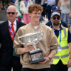 Australian Open 2026 Jannik Sinner Beige Bomber Jacket