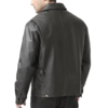 Beyond The Gates Randy P. Kerry Black Leather Jacket
