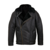 Bruno Jacques A Wild West Christmas Travis Gunner Black Shearling Jacket