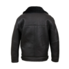 Bruno Jacques Christmas Travis Gunner Black Shearling Jacket