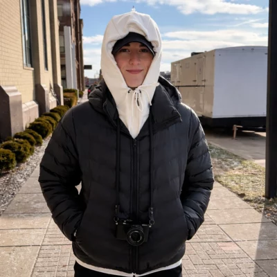 Caitlin Clark Black Puffer Jacket