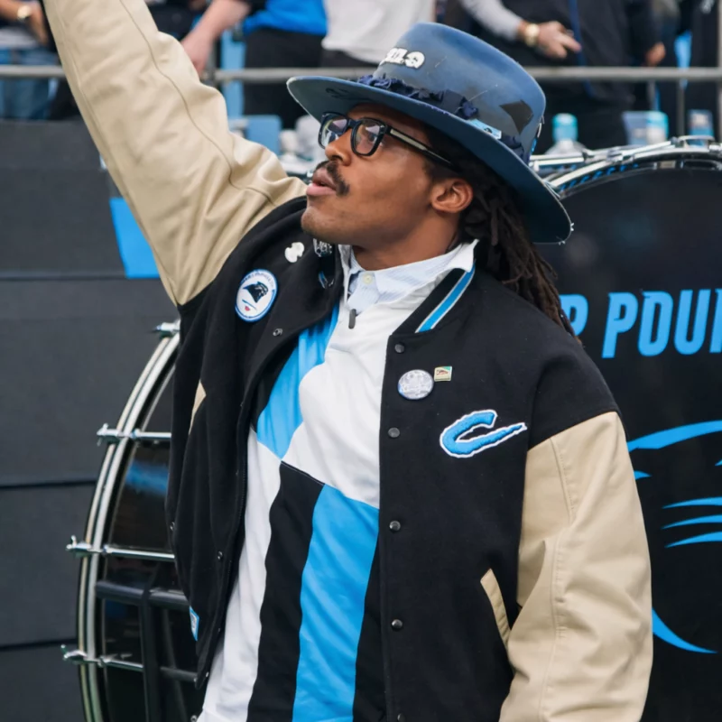 Carolina Panthers Cam Varsity Jacket