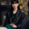Cashero Jo An-Na Leather Blazer