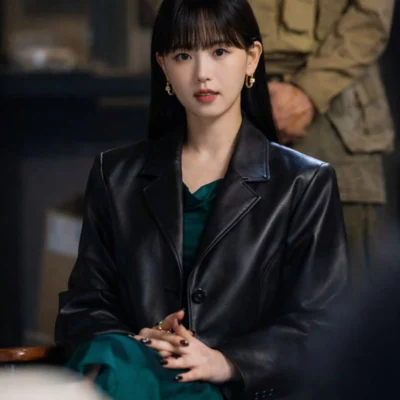 Cashero Jo An-Na Leather Blazer