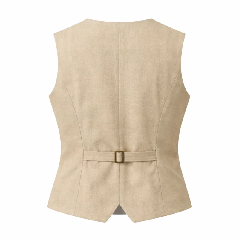 Cashero Kim Hye-Jun Min Suk Beige Vest