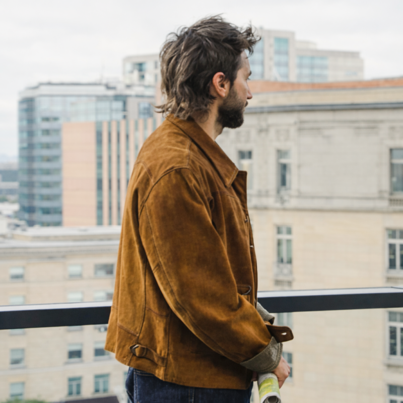 Charlie Landman Guy Burnet Brown Jacket