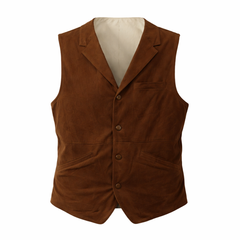 Chicago Fire S14 Christian Stolte Randall McHolland Brown Vest