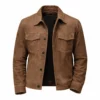 Chicago Fire S14 Darren Barnet Dr John Frost Brown Jacket