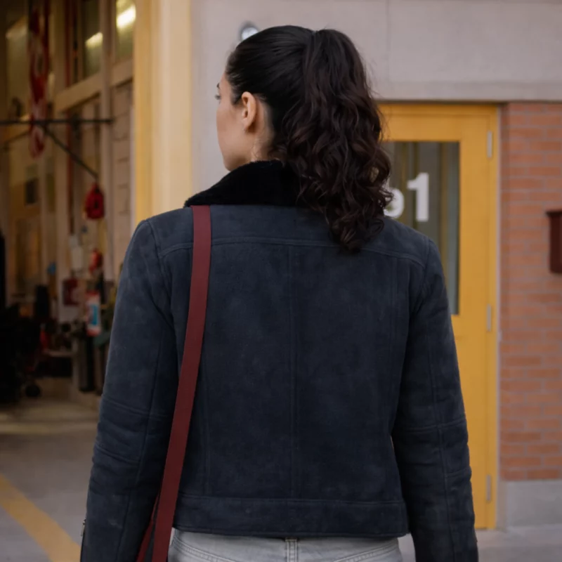 Chicago Fire S14 Violet Hanako Greensmith Black Jacket