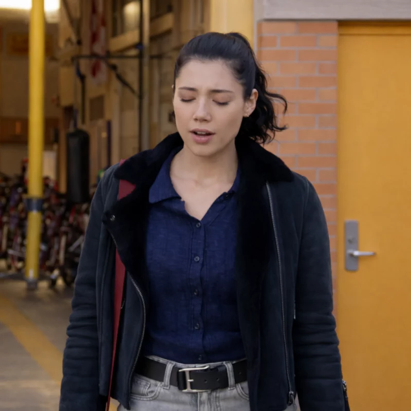 Chicago Fire S14 Violet Mikami Hanako Greensmith Black Jacket
