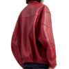 Christmas Day Swift Red Leather Jacket