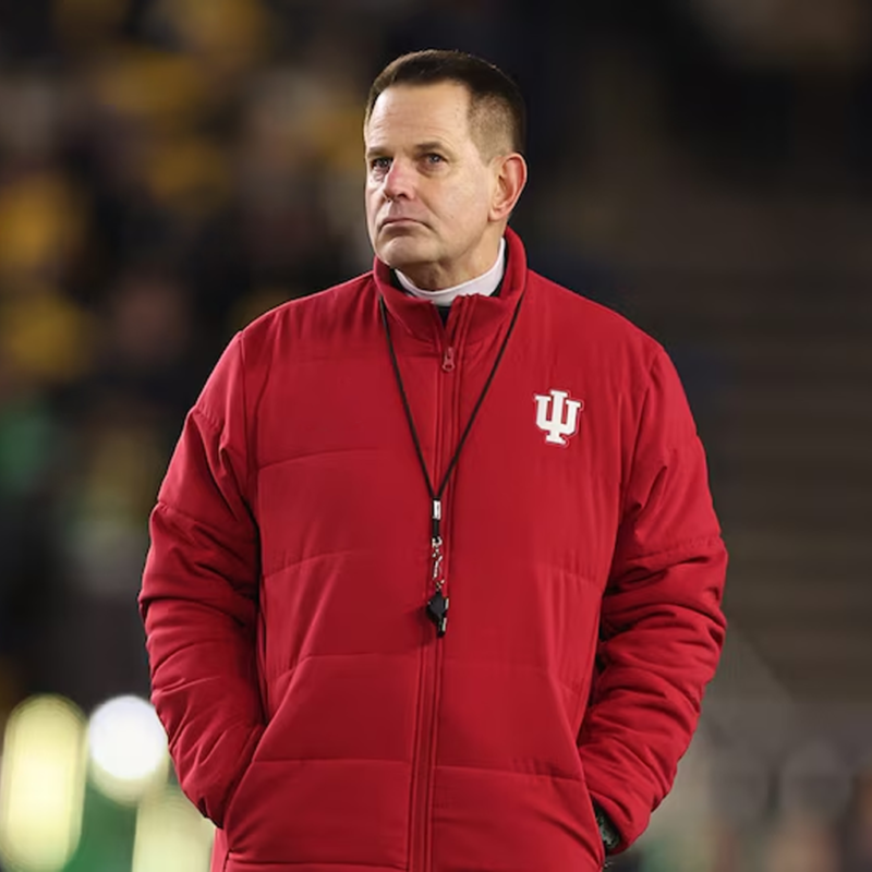 Curt Cignettis Red Puffer Jacket