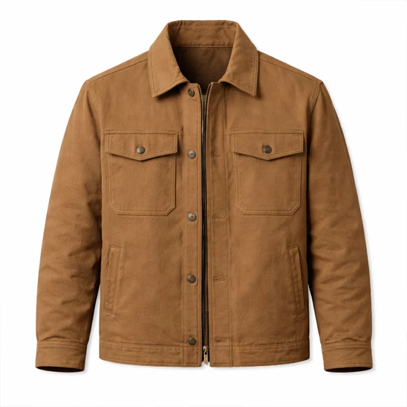 Dominic Abbott Elementary S05 Luke Tennie Brown Jacket