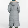 Donna Kelce Puffer Grey Coat