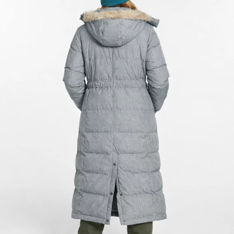 Donna Kelce Puffer Grey Coat