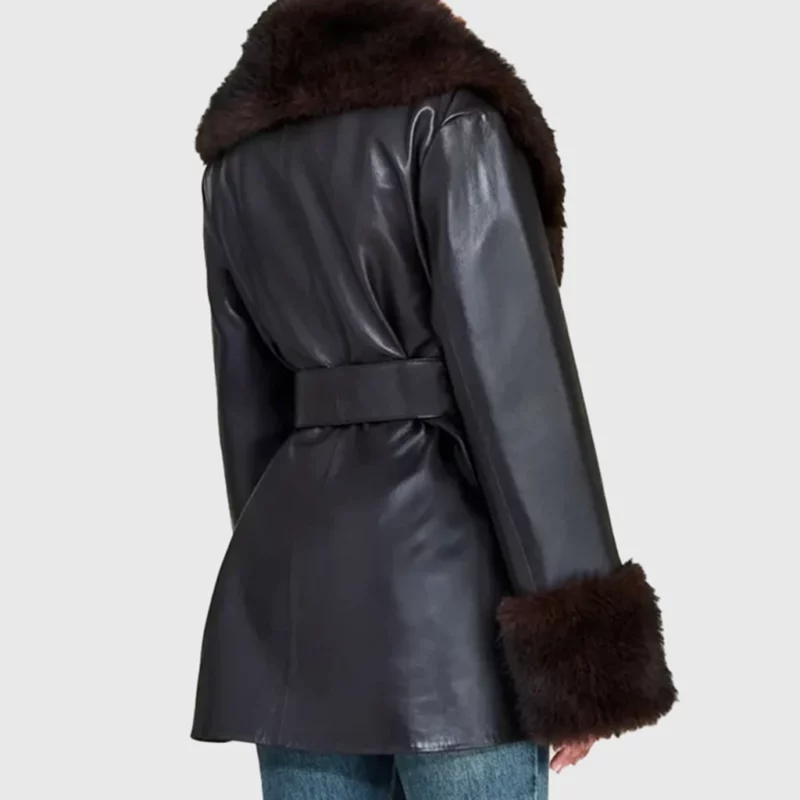Erin Andrews 2026 Black Coat
