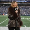 Erin Andrews Champion 2026 Black Coat