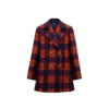 Eternity Elizabeth Olsen Joan Plaid Coat