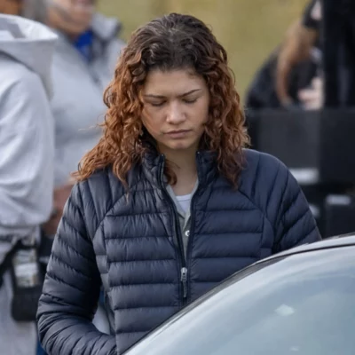Euphoria S03 Zendaya Black Jacket