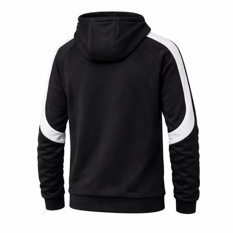 Fabio Grosso Black Track Hooded Jacket