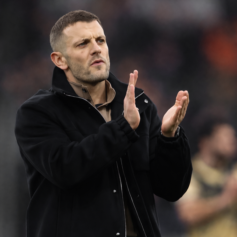 Football Coach Jack Wilshere Black Jacket