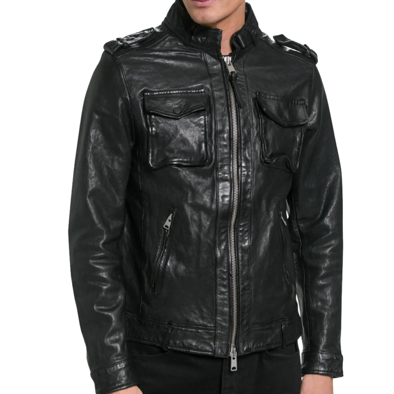 General Hospital S63 Dominic Zamprogna Dante Falconeri Black Jacket