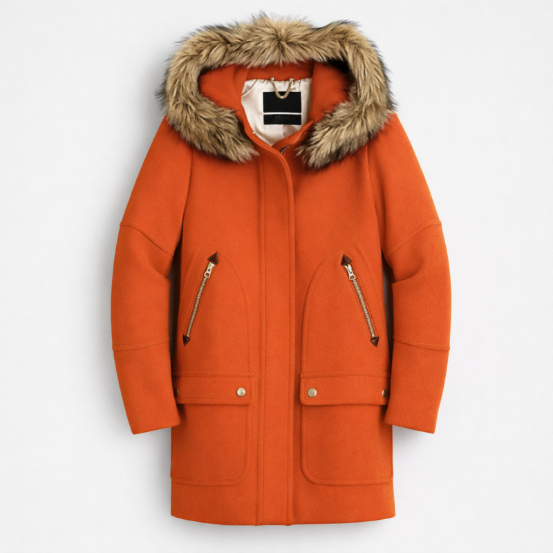 General Hospital S63 Kristen Vaganos Molly Lansing-Davis Orange Coat