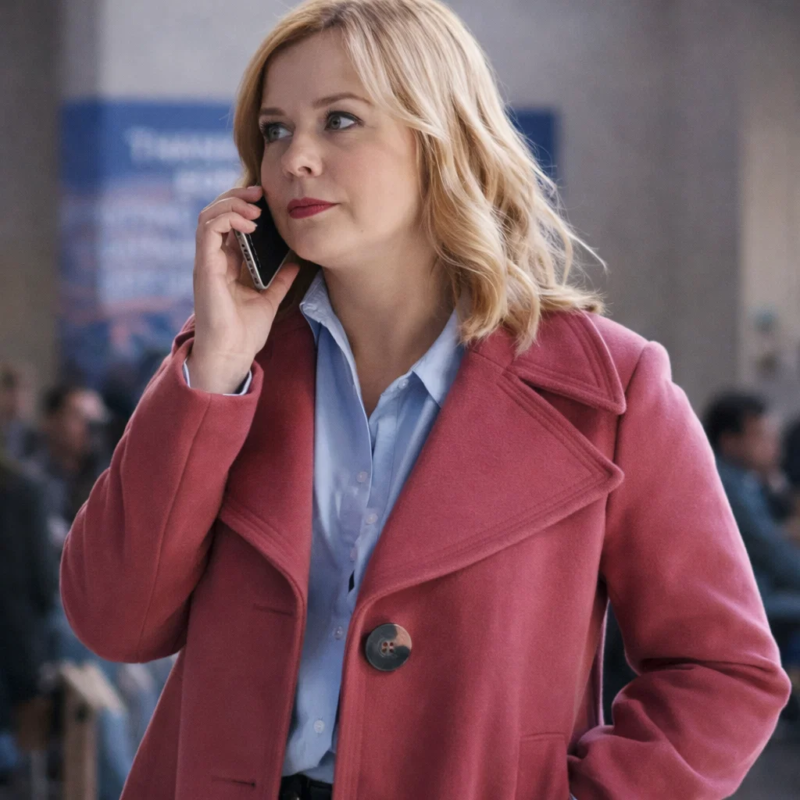 Ghosts S05 Rose McIver Pink Jacket