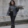 H Is for Hawk Claire Foy Grey Vest