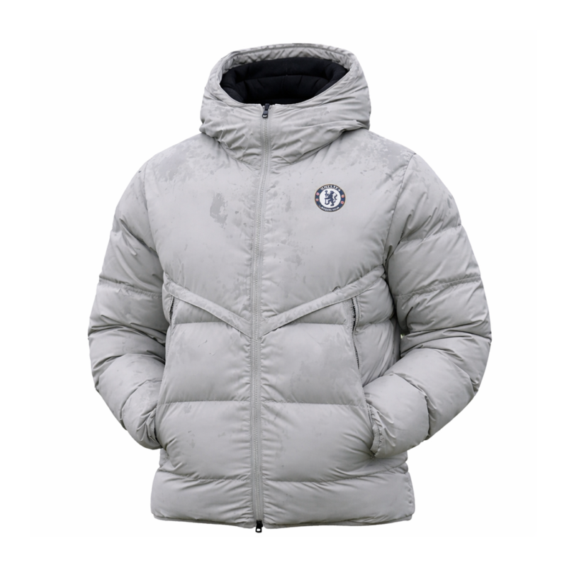 Head Coach Liam Rosenior Puffer Grey Jacket
