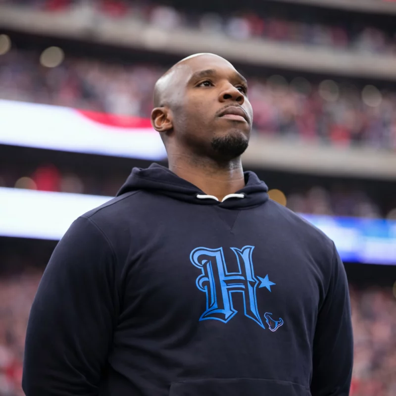 Houston Texans Sideline Ryans Black Fleece Hoodie