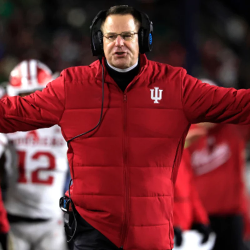 Indiana Hoosiers 2025 Curt Cignetti Red Jacket