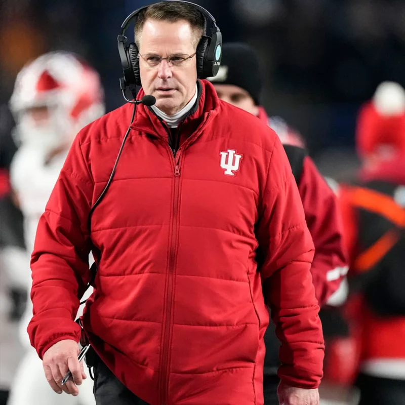 Indiana Hoosiers Cignetti Red Jacket