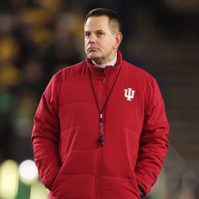 Indiana Hoosiers Curt Cignetti Red Jacket