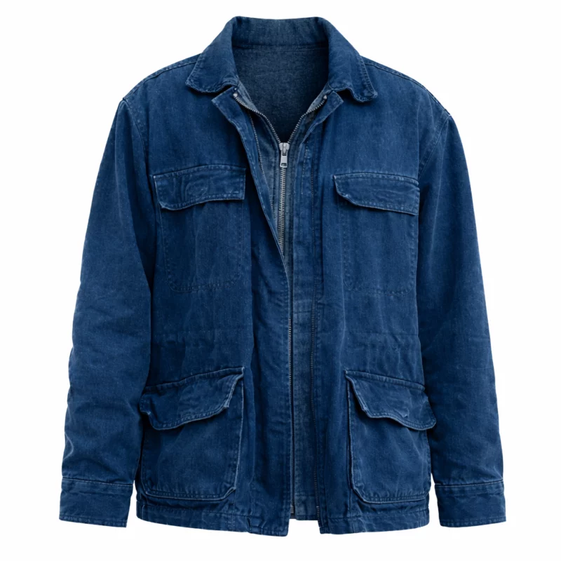 Land of Sin S01 Krista Kosonen Dani Blue Denim Jacket