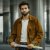 Landman S02 Guy Burnet Brown Jacket