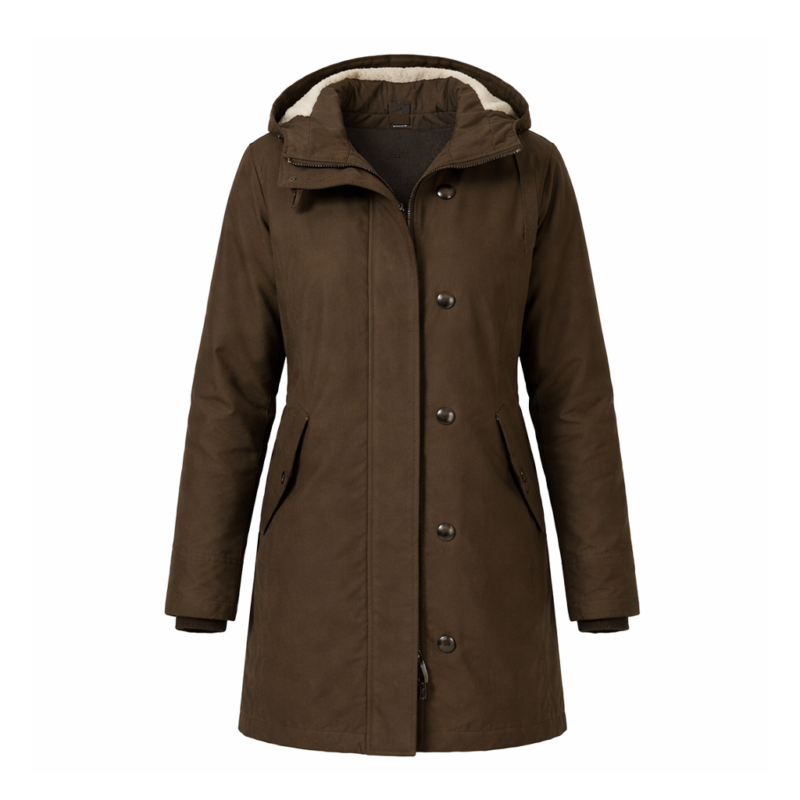 Law and Order SVU S27 Kelli Giddish Amanda Rollins Hooded Coat