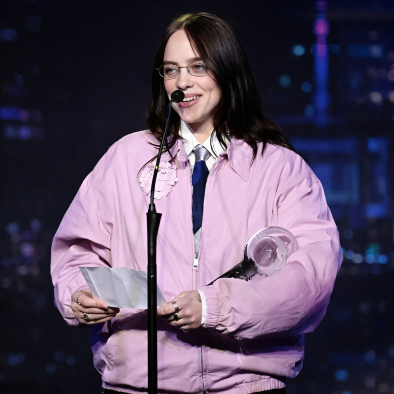 MLK Jr Beloved Community Billie Eilish Pink Cotton Jacket